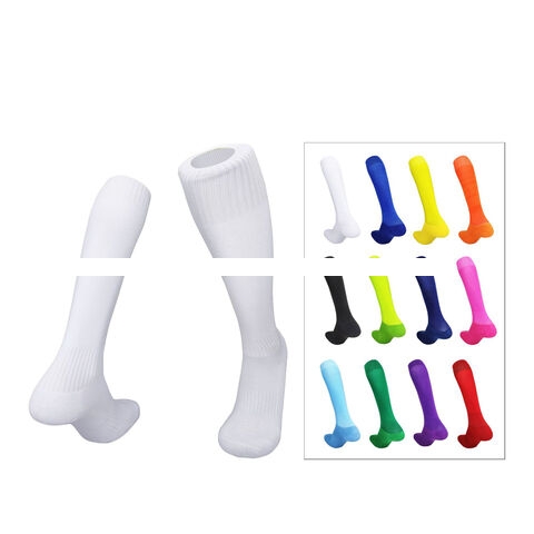 Wholesale Customised Logos Long Knee Length Football Slip Socks Adults Children Sweat Absorbent Breathable Sports Socks