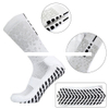 Wholesale Crew Custom Performance Sports Soccer Tape Design Grip Socks Pink Anti Slip Football Socks For Men Women