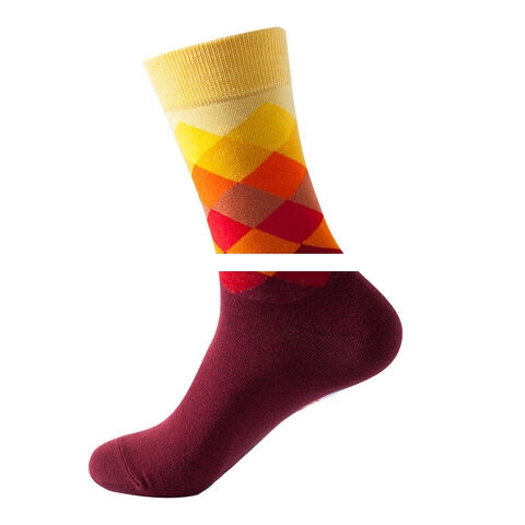 Autumnwinter Custom Pure Cotton Fashion Men s Basketball Socks Crew Sports Socks For Wholesale
