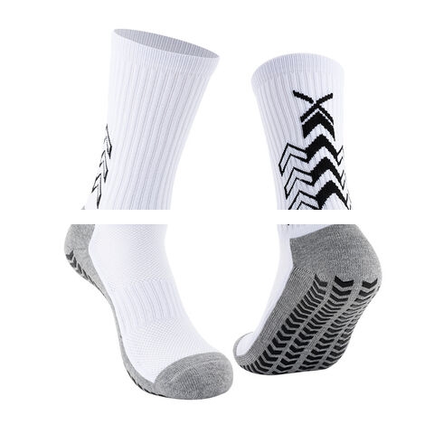 Factory Price Breathable Anti Slip Socks Custom Colour Grip Crew Socks Basketball Men Sports Socks