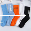 Wholesale High Quality Customized Unisex Logo Knitted Printed Embroidered Men Cotton Sports Crew Socks