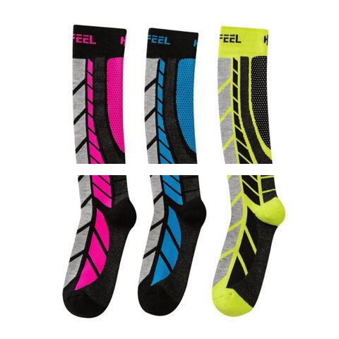 Merino Wool Ski Socks, Cold Weather Socks for Snowboarding, Snow, Winter, Thermal Knee high Warm Socks