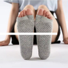 Toeless Non Slip Women Yoga Socks with Grips for Pilates Ballet Barre Dance Barefoot Workout Open Toe Fitness Gym