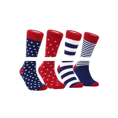 Durable Sports socks Combed cotton dress socks Promotion OEM custom logo color combed cotton men s dress socks