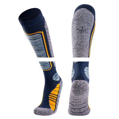 Factory Price Top Quality Men Breathable Towel Bottom Long Tube Ski Keep Warm Socks Custom Sports Socks