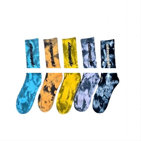 Wholesale Sports Socks Trend Men s Cotton Breathable Socks Tie Dye Men s Socks