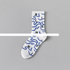 Fashion New Style Letter Men Socks Support Custom Design Jacquard Logo Sport Socks