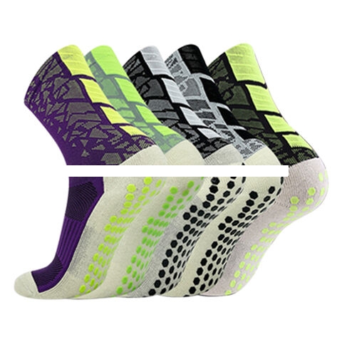 Breathable Anti Slip Soccer Socks with Compression Support