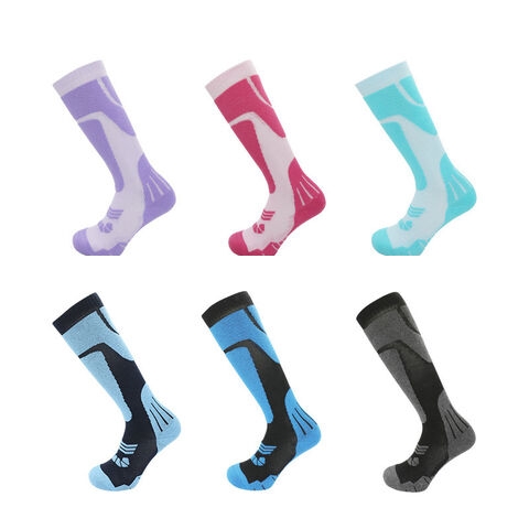 Unisex Breathable Warmth Wool Ski Socks with Spandex