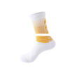 Men s mid length breathable mesh quick drying pure cotton fashionable sports socks