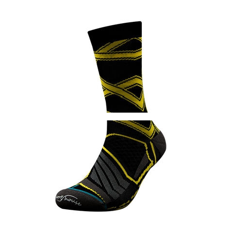 Wholesale Cushion Athletic Sock Performance Men Socks Custom Breathable Sport Thin Cushioned Running Socks