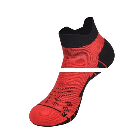 Men s New Short Thickened Sports Socks Running Anti slip Breathable Pressure Socks