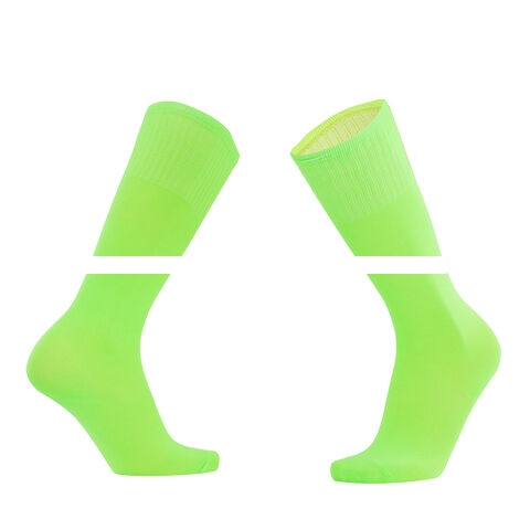 Wholesale compression long sock for sport custom cycling football team logo breathable mid calf socks