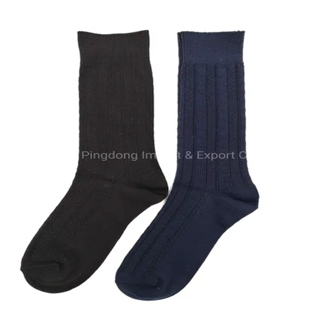Custom Classic Formal Office Business Socks for Men Breathable Soft Warm