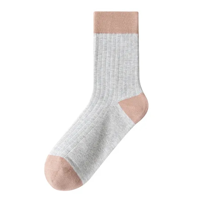 Men′s Socks Fashion High Quality Striped Cotton Socks Harajuku Retro Business Casual Mens Socks