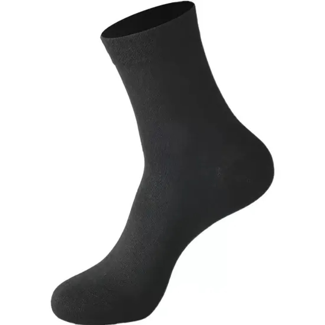 Eco-Friendly Bamboo Fiber Crew Socks for Men - Spring & Summer
