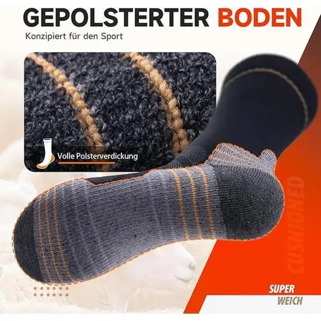 OEM Custom Professional Hiking Cushioned Athletic Socks Heavy Duty Work Boot Socks Thermal Merino Wool Socks