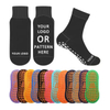 Customise Wholesale Adult Women Non-Slip Jump Training Custom Grip Kids Anti Slip Park Trampoline Sock for Trampoline