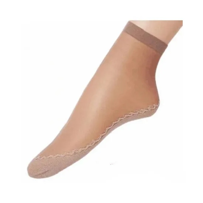 Socks Women′s Summer Thin MID-Calf Cotton Bottom Socks Sweat Absorbent Anti-Odor Breathable Ice Socks Anti-Crochet Wear-Resistant Anti-Slip Short Socks