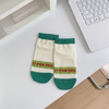 Socks Women′s Straight Board Short Socks Summer Thin Japanese Sweet College Style Green Black Rabbit Flower Cotton Socks