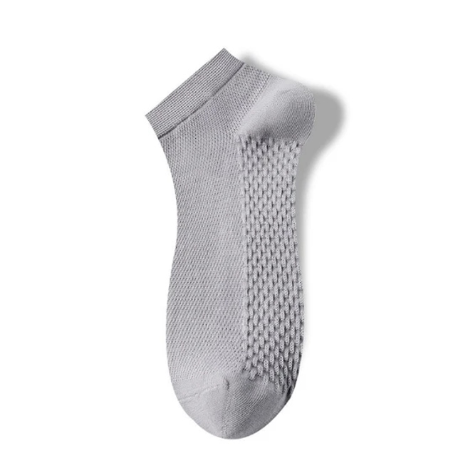 Solid Color Business Short Cotton Waist Summer Deodorization Sports Ankle Socks