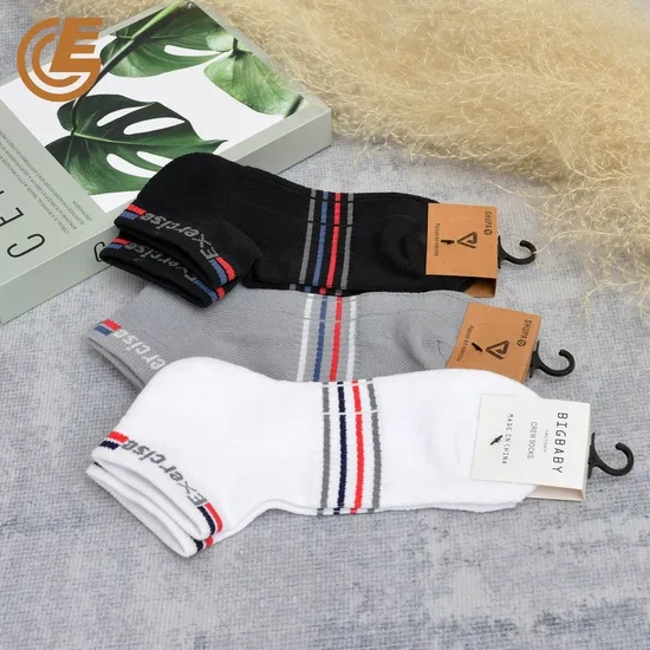 Wholesale Business Unisex Summer Cotton Men Breathable Sports Crew Socks