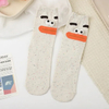 Winter Rolled Edge Short Socks Cute Socks Women Fresh Winter Wooden Ear Edge Female Socks Student Socks