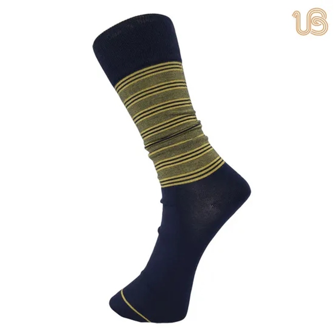 Men′s Stripe Design Cotton Sock
