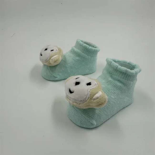 0-18 Months Baby Monkey Inddor Non-Slip Crawling Socks