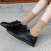 New Candy Colored Flower Embroidered Pile Socks Women Cotton Socks