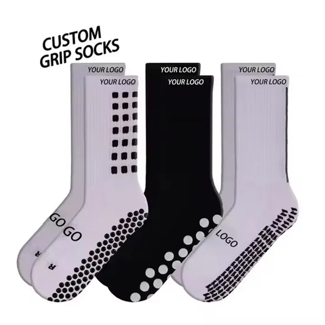 Custom Anti-Slip Football Socks Non-Slip Men′s Sports Socks Suitable Unisex Athletic for Football Sports