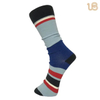 Men′s Colorful Stripe Pattern Happy Sock Dress Sock