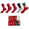 Wholesale/Customized Full Printing Merry Christmas Socks Snow Man Socks MID-Tube Autumn-Winter Socks