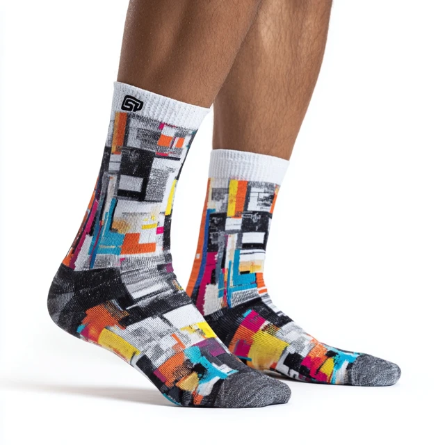 factory Artwork Customization Performance Running Socks Supplier Sports Socks for Training