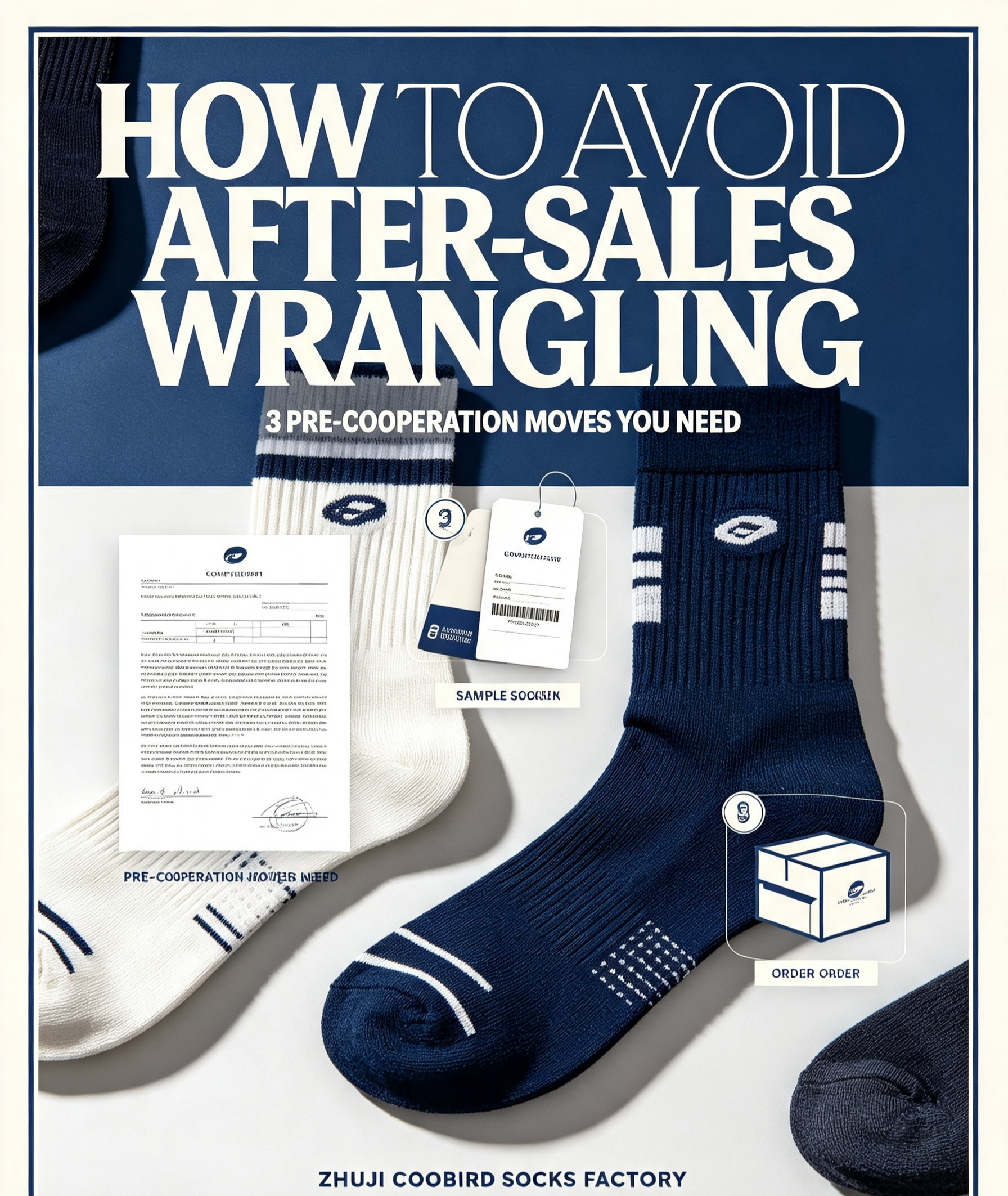 Avoid After-sales Disputes & Prevarication! 3 Pre-cooperation Moves for Socks Procurement
