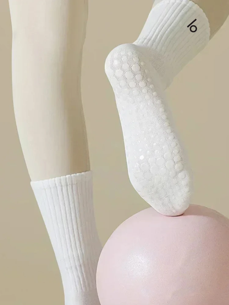 bespoke Yoga Socks Women Cotton Silicone Non-slip Pilates Grip Towel No-Show Barre 