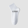 2024 High Quality Spring and Summer Sports Custom Print Design Logo Crew Socks Unisex 100% Cotton Soft Crew Socks