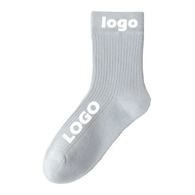 High Quality Custom Socks Design Own Logo High Quality Low MOQ Men Cotton Breathable OEM Unisex Socks