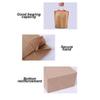 Wholesale Customised Size Print Logo Kraft Gift Paper Bags for Small Business