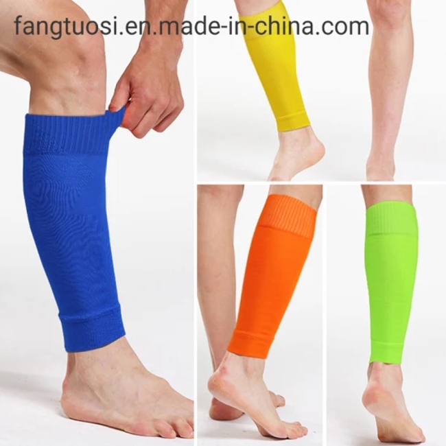 Multiple Solid Colors Running Sports Cycling Basketball Football Leg Compression Calf Sleeves Shin Protector Support Leg Socks