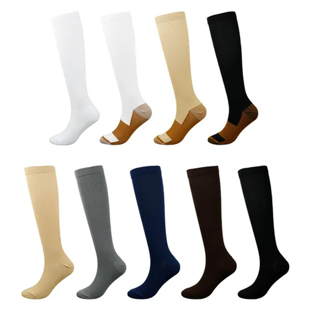 0136 Calf Sports Adult Compression Pressure Socks Over-The-Knee Socks