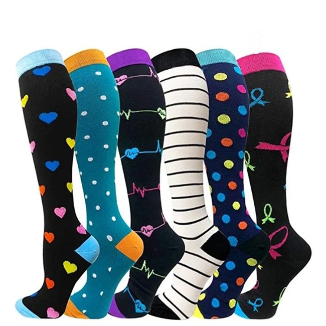 Xianghui 20-30 Mmhg Sport Medical Knee High Compression Socks