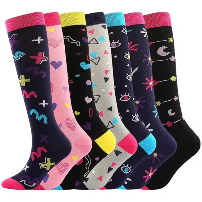 Wholesale Sport Knee High Custom High Quality Compression Socks
