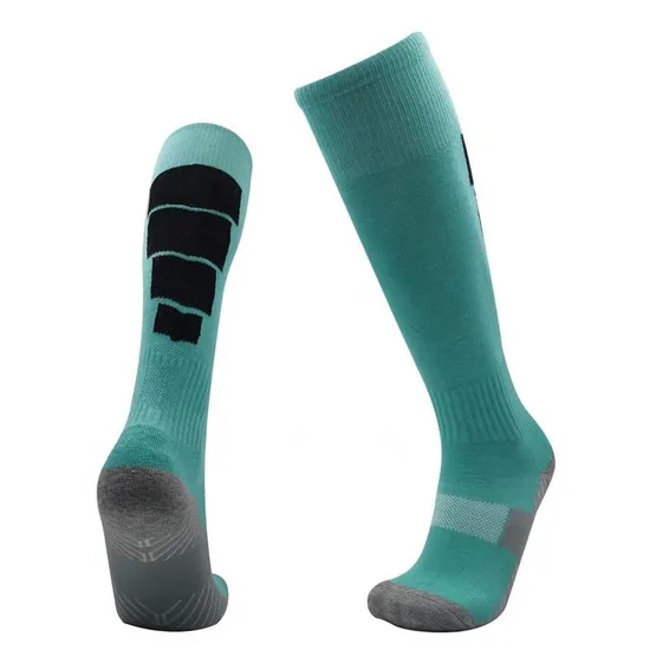 Sportswear Anti Slip Sport Socks Knee High Adult Grip Football Socks Compression