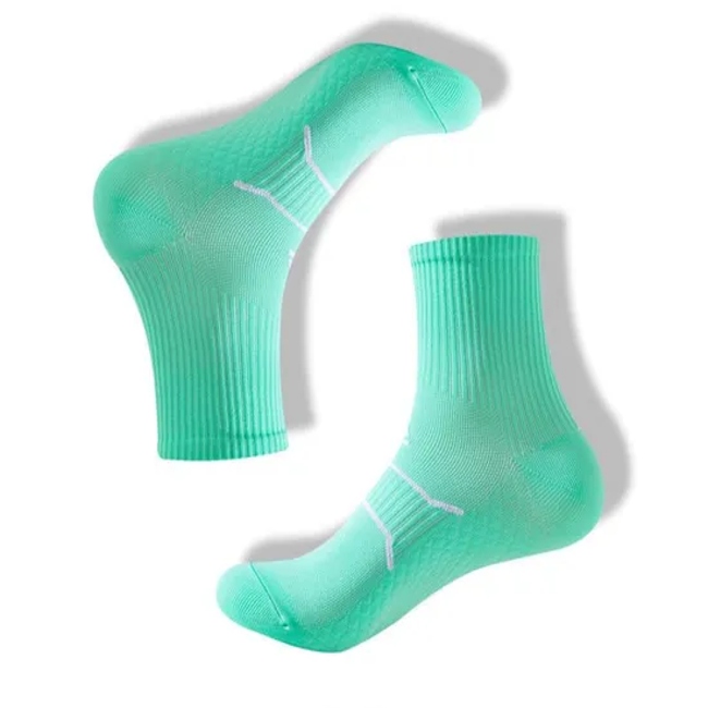 Customized Outdoor Sports Unisex Summer Spring Marathon Running Compression Nylon Branded Ankle Socks