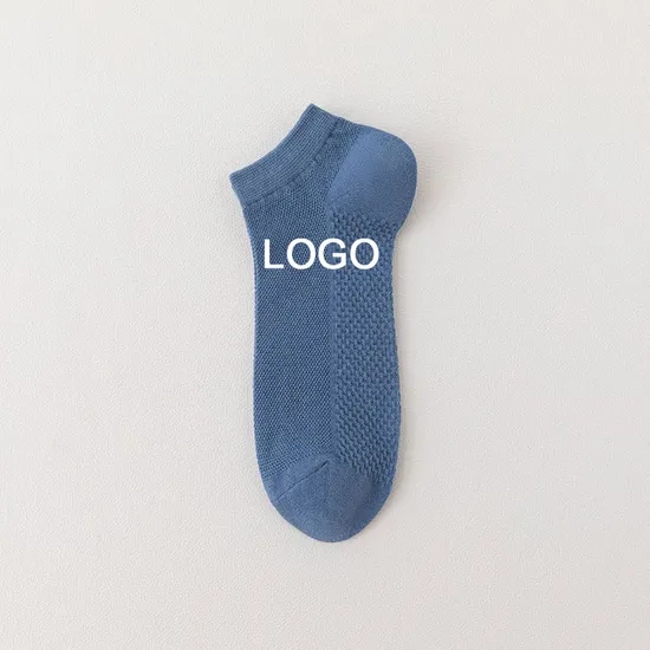 Premium Quality Ankle Socks Breathable Soft Cotton Custom Sports Socks Mesh Casual Athletic Summer Thin Cut Ankle Socks