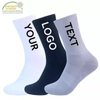 OEM High Quality Gym Custom Logo Tube Sock Thick Compression Cycling Basketball Elites Men Crew Sports Socks
