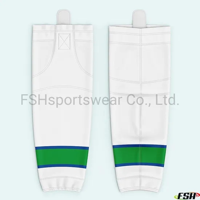 White Ice Hockey Socks Custom Made Hockey Wear
