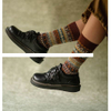 High Quality Fashion Men s Breathable Deodorant Cotton Knitted Crew Socks Custom logo Ethnic Style Unisex Socks
