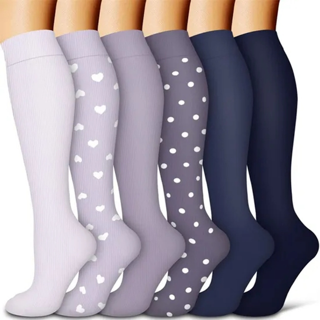 Progressive Circulation Support Compression Socks for Men and Women